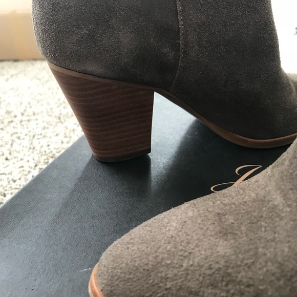 J.Crew Grey Suede Ankle Boots - Picture 4 of 8